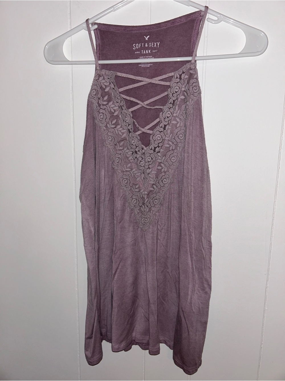 American Eagle Outfitters Mauve Soft & Sexy Tank